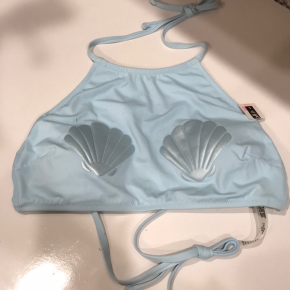 Top only 💖Victoria’s Secret PINK Bikini High Neck - Picture 2 of 6